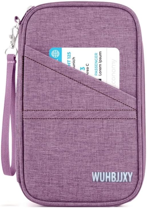 Amazing,Practial Secure Passport Holder Family, Women Rfid BlockingWallet, Travel Wallets, Waterproof Passport Holders Bag for Men Traveling, Travel Document Organizer Credit Cards Case