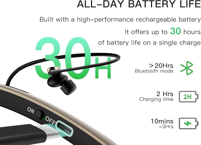Edifier OTC Hearing Aids for Seniors, Rechargeable Neckband Hearing Aid with Bluetooth, Noise Cancelling & No Whistling, 2-in-1 Headphones for Music & Calls, Anti-Lost Design & Lightweight