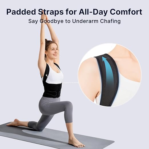 Fit Geno HeightFit Posture Corrector for Women & Men, Adjustable Back Brace | Our Patented Height-Adjustable Back Design Lets You Dial in the Exact Fit, So One Brace Works for a Range of Torsos