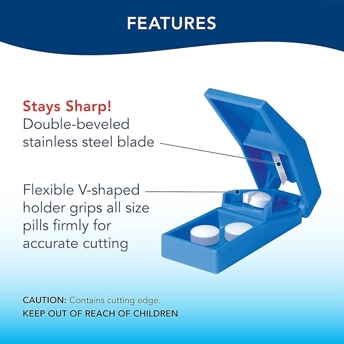 Apex Pill Splitter For Cutting Small Pills or Large Pills In Half