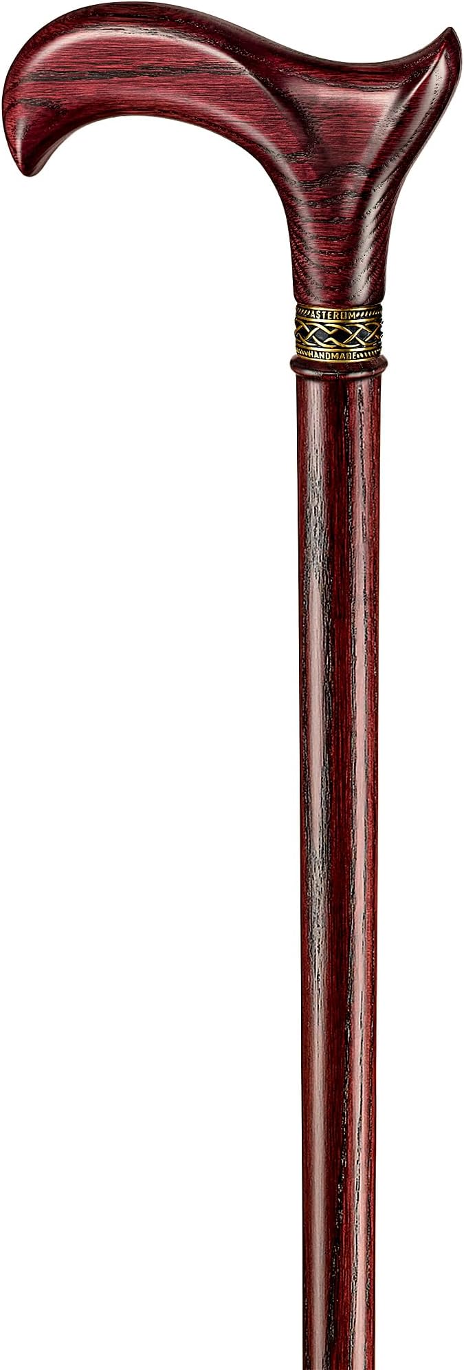 Asterom Walking Cane - Handmade, Ergonomic, Wooden - Canes for Men & Women - Walking Sticks for Seniors, Unique, Wood