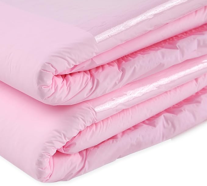 CutiePlusU Diaper 10 Pieces Protective Underwear Pink 28"-38"