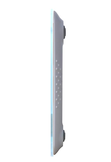 NewlineNY Voice Talking Digital Bathroom Scale Easy Auto Step-on Auto Off Technology, White, Lb or Kg, 440lb Capacity