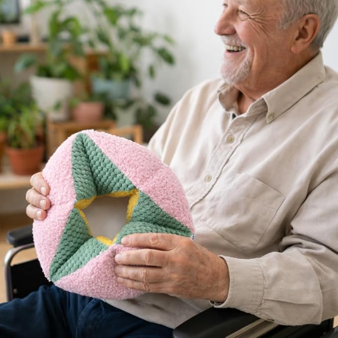 TOPBOMED Tactile Sensory Pillow for Alzheimer Dementia,Alzheimers Fidget Toy,Alzheimers Products for Elderly