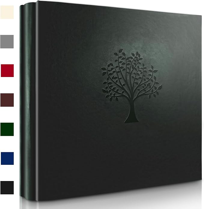 Photo Album 4x6 600 Pockets Slip In Extra Large Capacity | PU Leather Cover Picture Album Holds Horizontal & Vertical Photos for Family Wedding Baby Anniversary Christmas Gift
