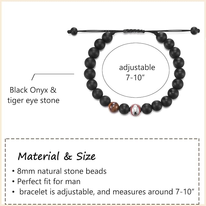 Baseball/Soccer/Basketball/Hockey/Golf/Football Bracelet Gifts for Boys Men