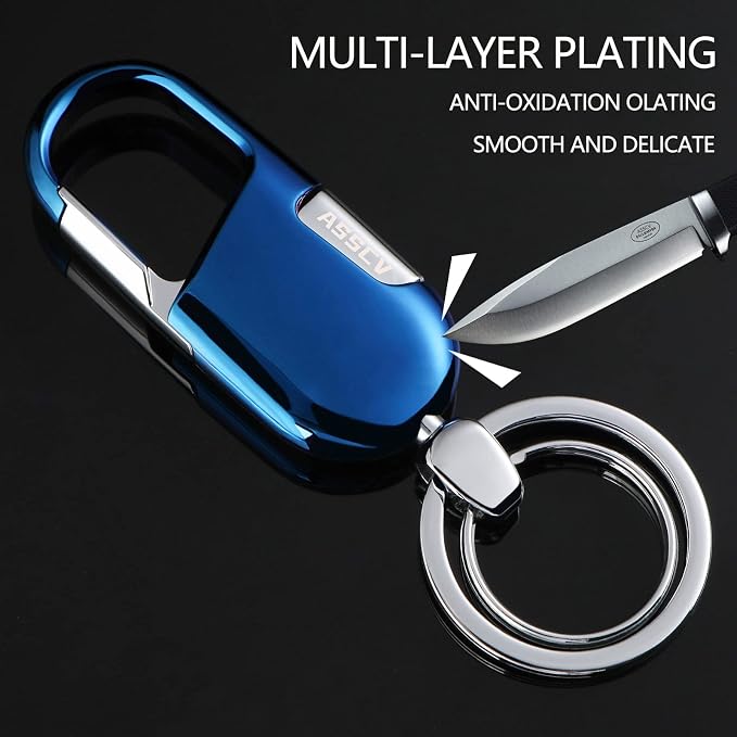 Car Keys Keychain, Heavy Duty Keychains,Car Key Fob Accessory For Men and Women,With Elegant Metal Box