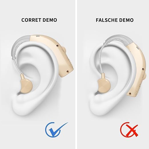 Hearing Aids Hearing Amplifiers for Seniors Rechargeable with Noise Cancelling Hearing Aid Loss Amplifier Seniors and Adults Charging Case Volume Control a2
