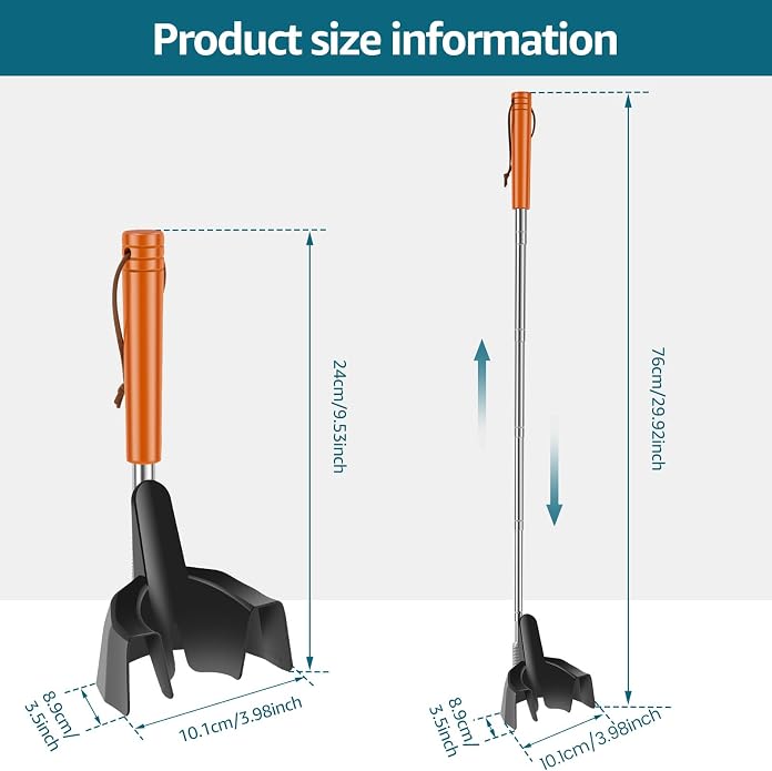 30 Inch Shoe Horn Long Handle for Seniors, Telescopic Shoe Horn, Adjustable Shoe Horn, Shoe Funnel with Extended Handle, Funnel Shoehorn Helper, Senior Shoehorn Assist Tool for Casual Sport Shoe