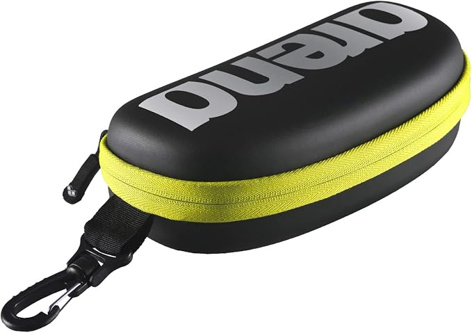 ARENA Unisex Adult Swim Goggle Case for Swimmers Protective Hardcover Carrying Case Clip for Backpacks