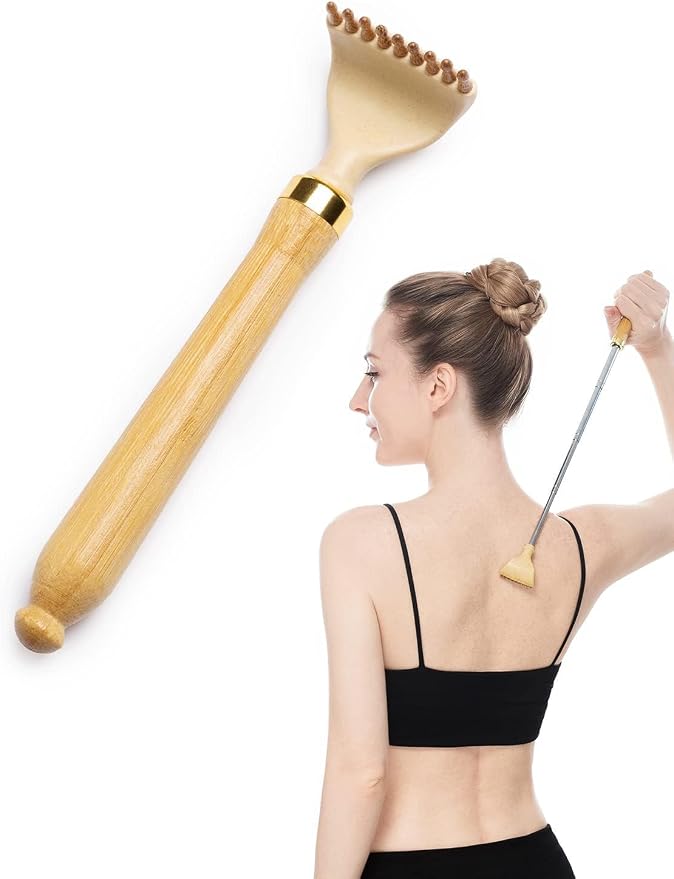 Back Scratcher, Classic Portable Extendable Bamboo Back Scratcher for Men Women with Beautiful Gift Packaging