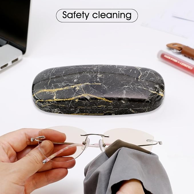 PERFECTSIGHT Hard Shell Eyeglasses Case, Kawaii Protective Glasses Case for Kids, Cute Eyeglass Case for Women Men Girls