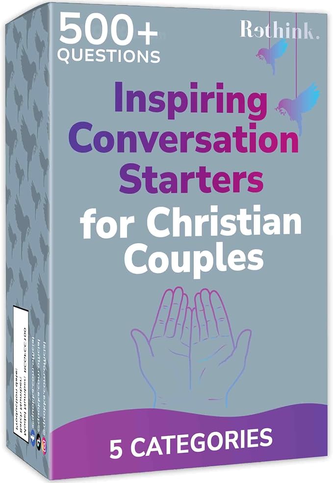 Quokka Conversation Cards Game - Fun Talking Board Game for Family Night | Christian Couples Edition - Religious Gift - Relationship Connection - Great Board Game for Married Husband and Wife