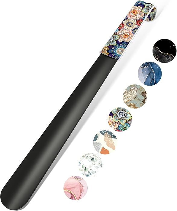 16.5 Inch Long Handle Shoe Horn for Seniors Men Women Kids, Metal Shoe Horns for Boots