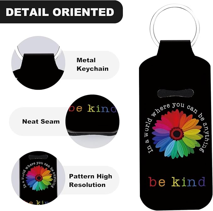 Chapstick Holder Keychain Lip Balm Holder with Clip