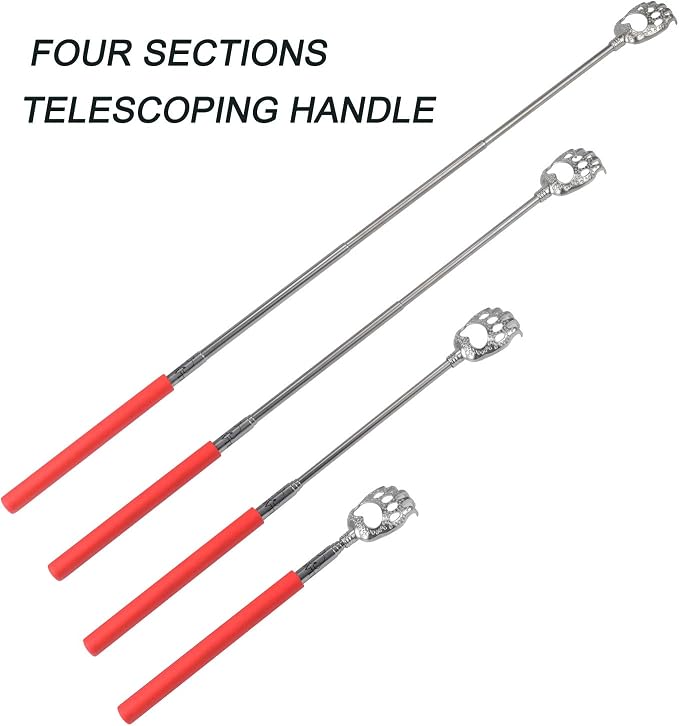 WOVTE Bear Claw Rose Telescopic Back Scratcher