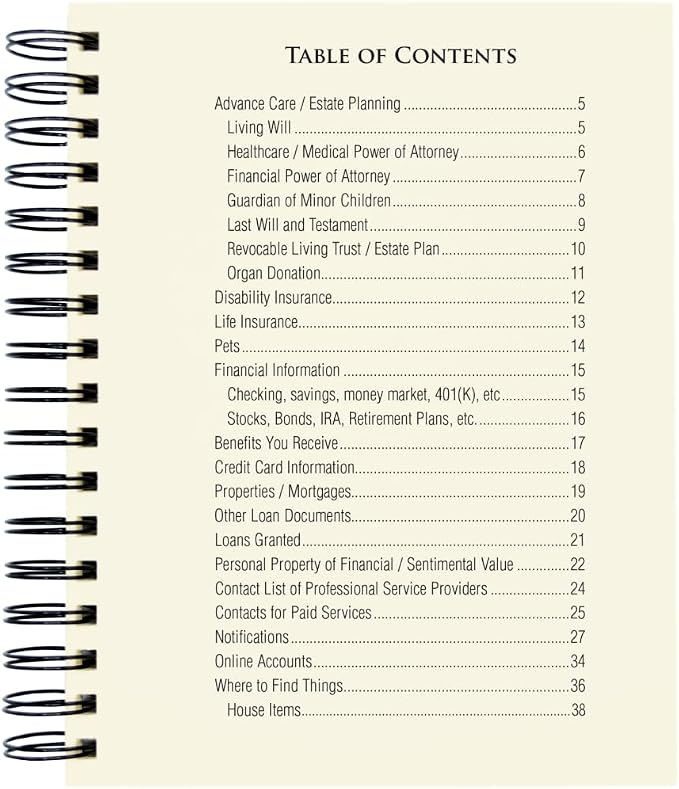 Write it Down Series by Journals Unlimited, Guided Journal, When I'm Gone, My Info, Wishes & Thoughts, Full-Size 7.5"x 9", Kraft Hard Cover, Made in USA