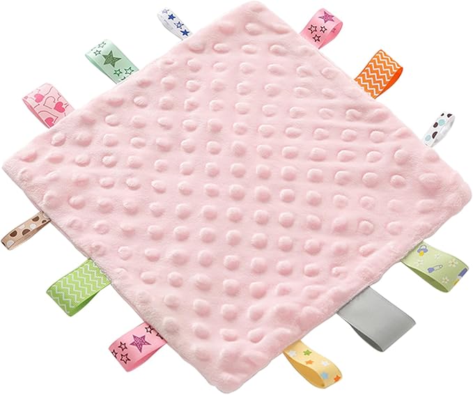 Fidget Blanket for Adults with Dementia,Autism Sensory Products,Sensory Mat for Senior,Activities for Alzheimers Patients,Gift for Dementia Patients,Sensory Toys for Autism (Pink)