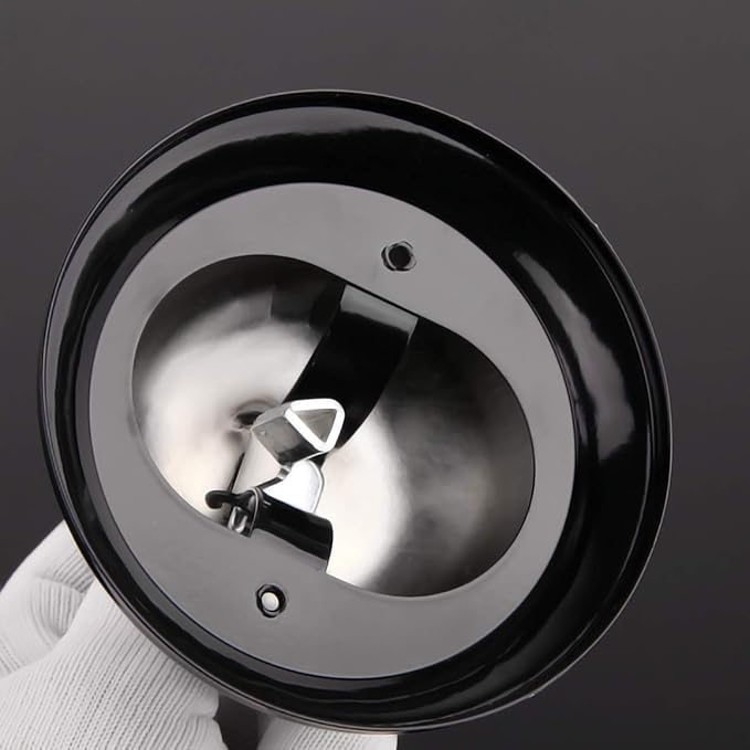 HeeYaa Call Bell 3.3 Inch Diameter with Metal Anti-Rust Construction, Ringing, Desk Bell Service Bell for Hotels, Schools, Restaurants, Reception Areas, Hospitals, Warehouses(Silver)
