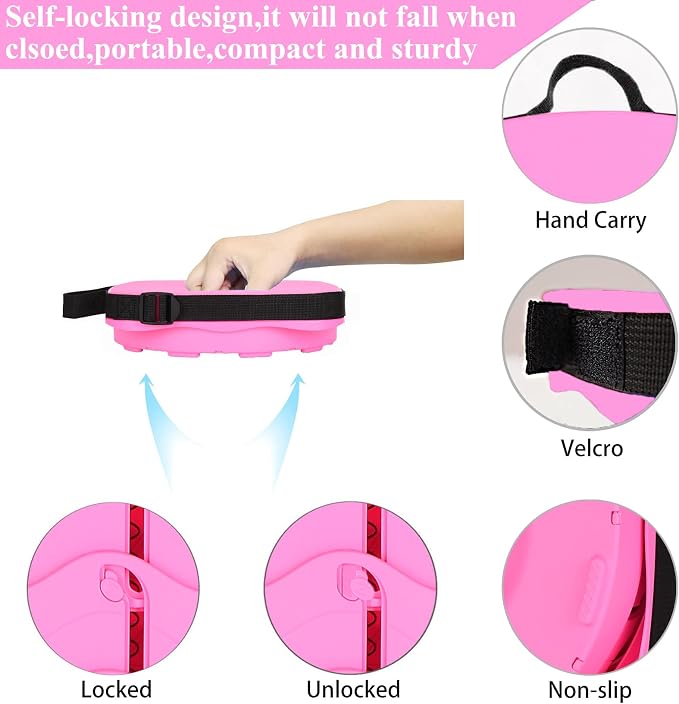 Fishboy Upgraded Collapsible Stool, 400lbs Max Weight, Lightweight But Sturdy, Portable Retractable Folding Telescoping Foldable Camping Stool for Adults Outdoor Fishing Hiking BBQ