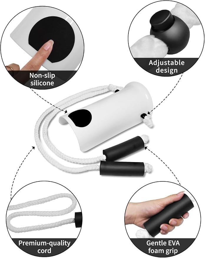 Sock Aid Device for Seniors and Shoe Horn Kit - Sock Helper Easy On and Off, Sock Assistant Device No Bending, Adjustable Extended Long Shoe Horn Back Scratcher for Senior