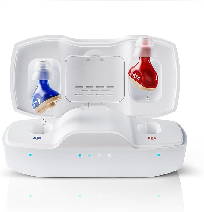 iBstone Nova Hearing Aids for Seniors Adults – Superior Sound Quality, Smart Noise Cancelling, No Feedback, Auto On/Off, Rechargeable, OTC