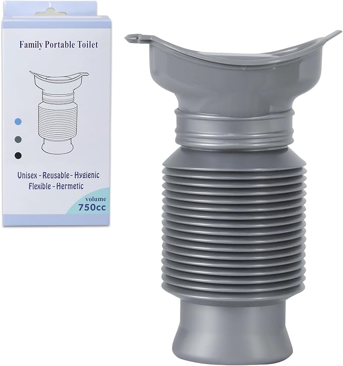 Pee Bottles for Men,Portable Urinal for Men,Collapsible Urine Bottle 750ML | Car Urinals for Men and Women,Emergency Urinal Bottle Shrinkable Pocket Toilet for Travel,Camping,Traffic Jam,Road Trips