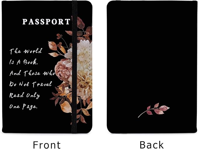Passport Book Holder Passport Wallet for Children Passport Holder for Kid Passport Cover for Boy and Girl Passport Case Passport Books Holder 1 PCS Mother's Day (6x4IN)