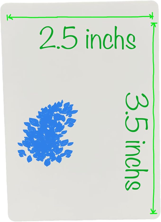Blank Playing Cards to Write on, Poker Size 2.5" x 3.5", 216PCS | 4 Packs x 54 - Blank Playing Cards Printable, Customizable Deck for Gift, DIY Game