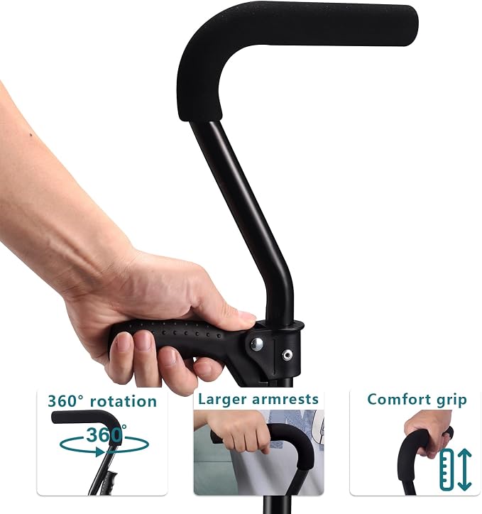 Stair Climbing Assist Cane for Elderly People, Step-Type Stair Walker Stair Walkers for Seniors Stair Lift Stability Cane