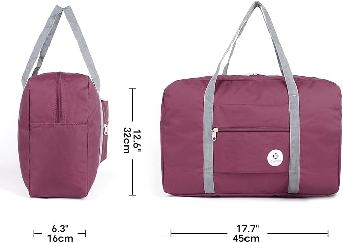 For Spirit Airlines Personal Item Bag Foldable Travel Duffel Bag Tote Carry on Luggage Duffle Overnight for Women and Men