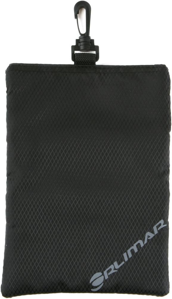 Orlimar Detachable Golf Accessory Pouch, 3 Zippered Pockets for Valuables and Golf Accessories, Clips to Your Golf Bag for Extra Storage and Easy Access.