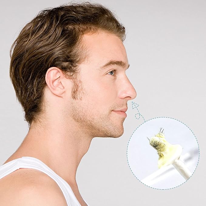 100 Pcs Nose Wax Sticks Disposable Spatulas Plastic | Nose Waxing Sticks, Wax Sticks for Hair Removal, Earwax Nostril Cleaning for Men Women