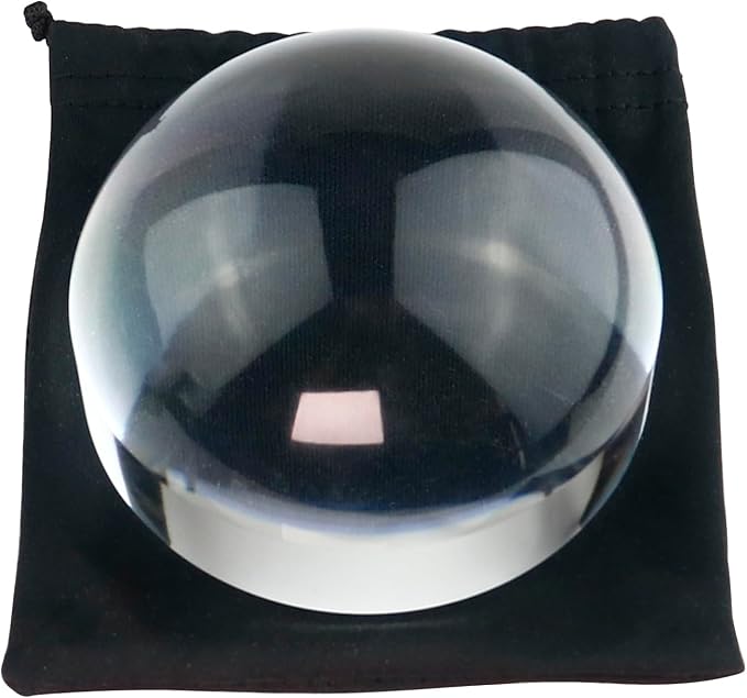 Dandelion 6X Dome Magnifying Glass Acryliy Paperweight Magnifier-3.8 Inch | Diameter 3 inches,magnifying glass paperweight,reading magnifier for books,Suitable for viewing maps, newspapers, blueprints