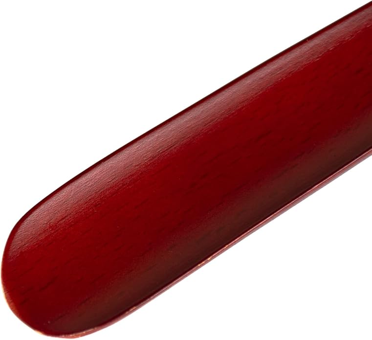 Luxdecor 2 Pack Long Handle Wood Shoe Horn for Men 24in Wooden Shoe Horn Long Handled for Seinors Women Kids Wood Shoe Helper