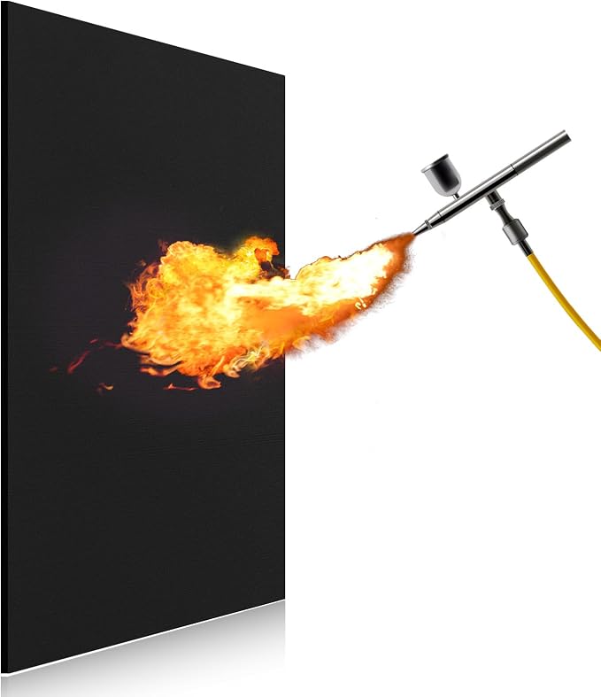FLASLD Welding Blanket Fireproof Mat 36×48 inch Heat Resistant Material Up To 1800°F Flame Retardant Fabric Carbon Felt for Grill Stove Pit Soldering Welders Plumbers