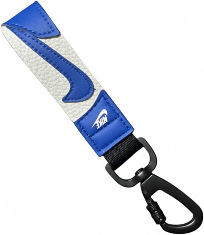 Nike Swoosh Key Holder - Durable Carabiner-Style Clip, Keychain with Iconic Branding