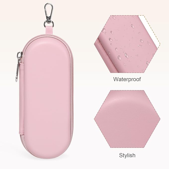 Double Eyeglasses Case, Dual Glasses Sunglasses Organizer with Zipper Closure, Eyewear Storage Box for Men Women Travel