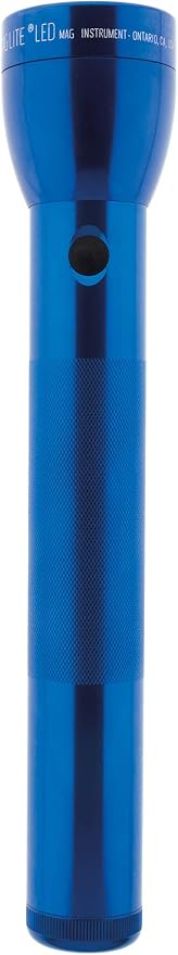 MagLite Battery-Powered LED Flashlight – ML300L 3-Cell D Flashlight with Adjustable Focus, Precise Beam, Long Battery Life, Water-Resistant for Emergency, Outdoor, and Camping
