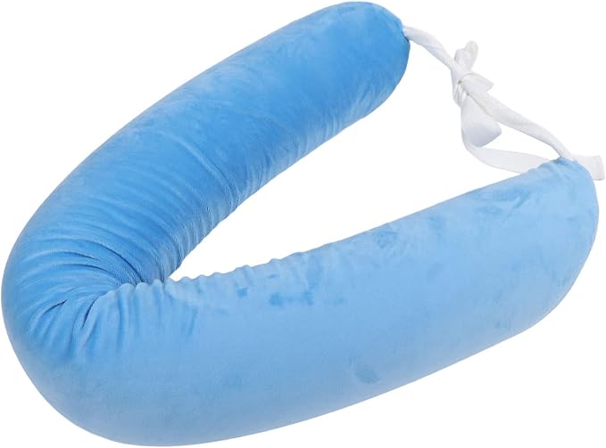 Lumbar Support Pillow for Elderly, Adjustable Waist Back Support Pillow with Dual Straps, Detachable Washable Soft Sponge Roll for Scoliosis and Lumbar Pain Relief