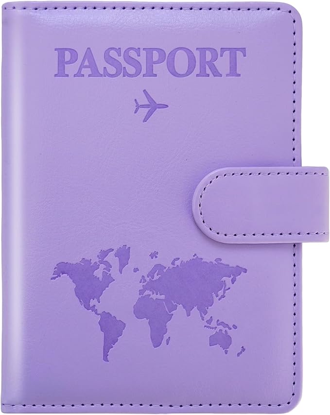 Passport Holder for Travel Women and Men RFID Passport Holder with Card Slots Holder Passport Case Passport cover Passport Wallet Travel Essentials and Accessories