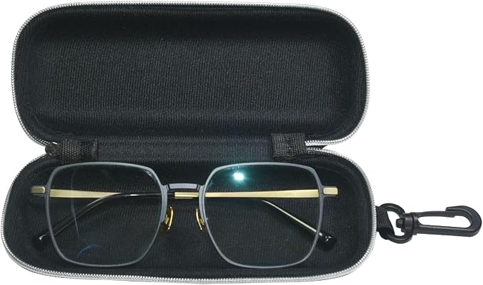 Unisex Semi-Hard Shell Eyeglasses Cases(3 Pack), Protective Case For Glasses