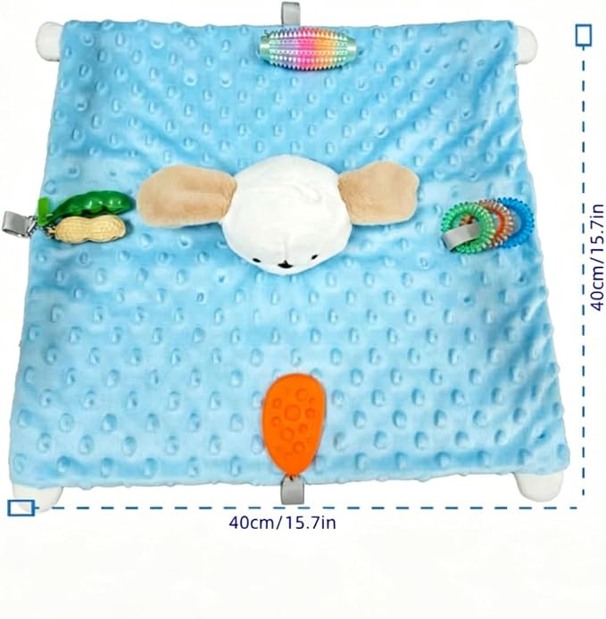 Bubble Fleece Fidget Blanket for Adults with Dementia | Alzheimers Dementia Activities Products for Elderly and Seniors | Gift Game and Toy for Alzheimer’s or Dementia | Sensory Fidget Toys