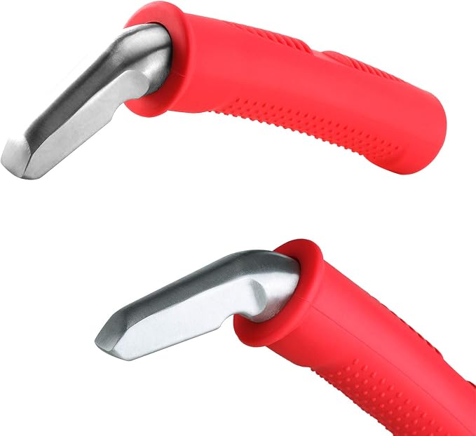 Valorcielo Car Door Handle for Elderly, 300 lb Support, Red 1 Pack | Auto cane portable vehicle support handle with non-slip grip, a car door assist bar for more confident entry and exit