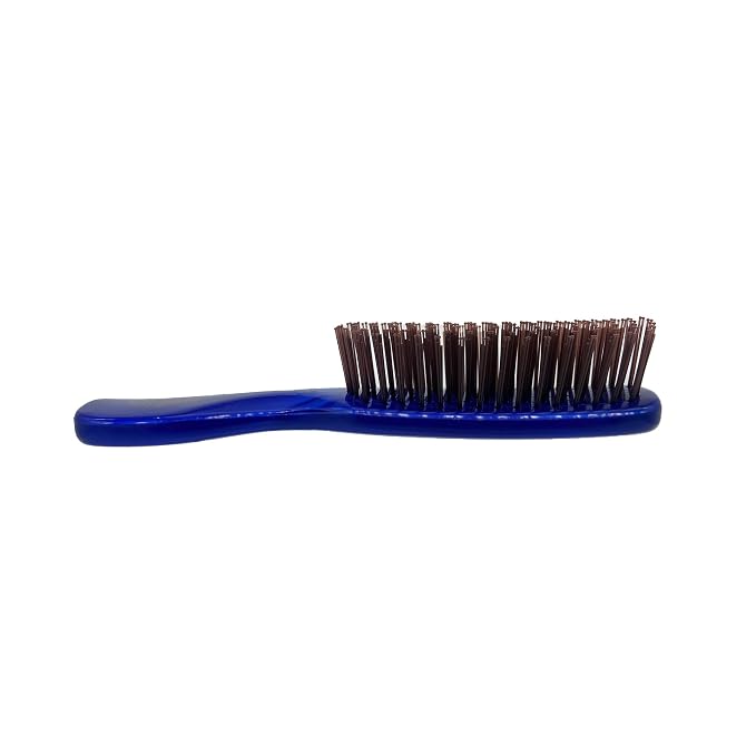 Phillips Brush Light Touch 6 Detangling Hair Brush, Petite Sapphire Blue | Flexible Nylon Bristles, Gentle Detangling & Smoothing for All Hair Types, 6.25 Inch Travel Hairbrush