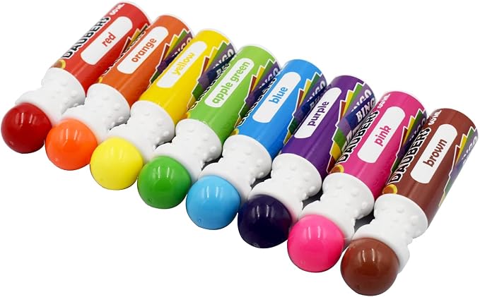 Yuanhe Bingo Daubers Dot Markers - Mixed Colors Set of 8 Pack