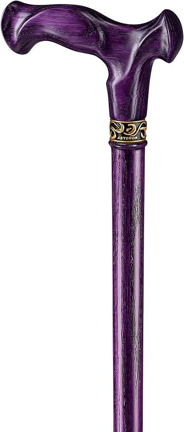Asterom Handcrafted Canes for Men - Ergonomic, Stylish, Wooden Walking Cane for Men, Cool Walking Sticks for Seniors