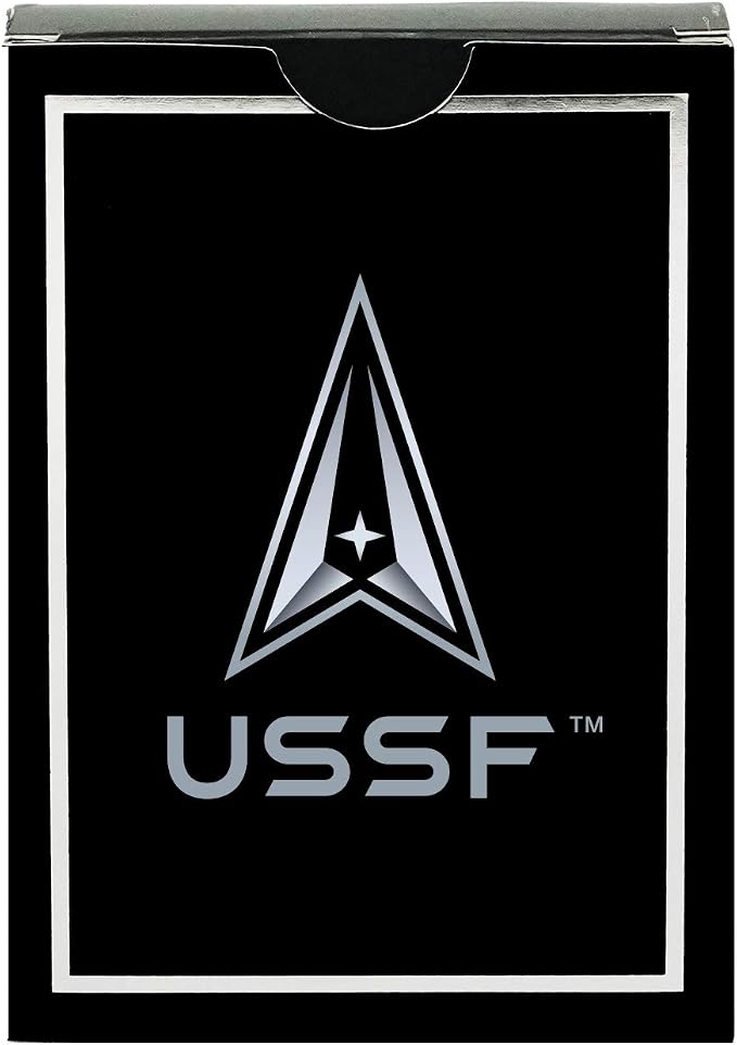 Military Gift Shop Premium United States Space Force Playing Cards - Stellar Quality USSF Deck of Cards - Space Force Gifts | Space Force Playing Cards