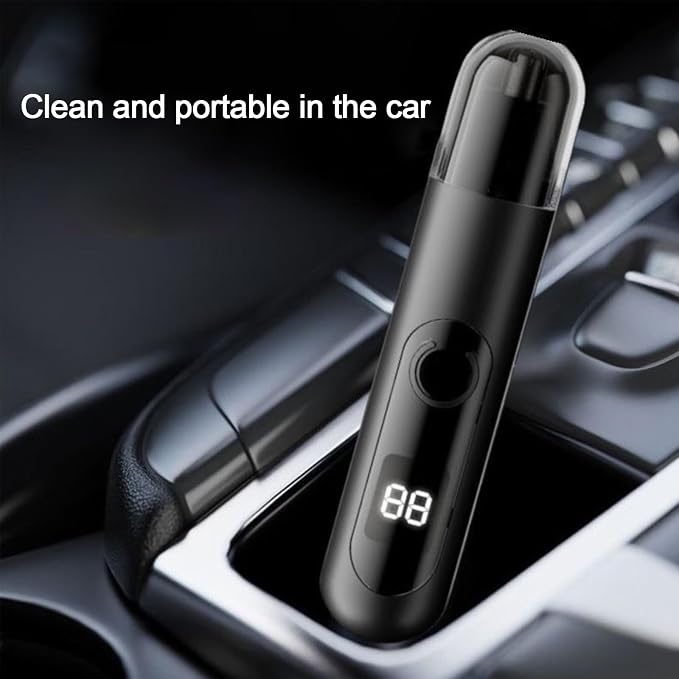 Professional Nose Hair Trimmer, LED Display, USB Rechargeable, Waterproof Double-Edge Blade for Men, Women, IPX7 Rated, 2026 Model (Round Bottom)