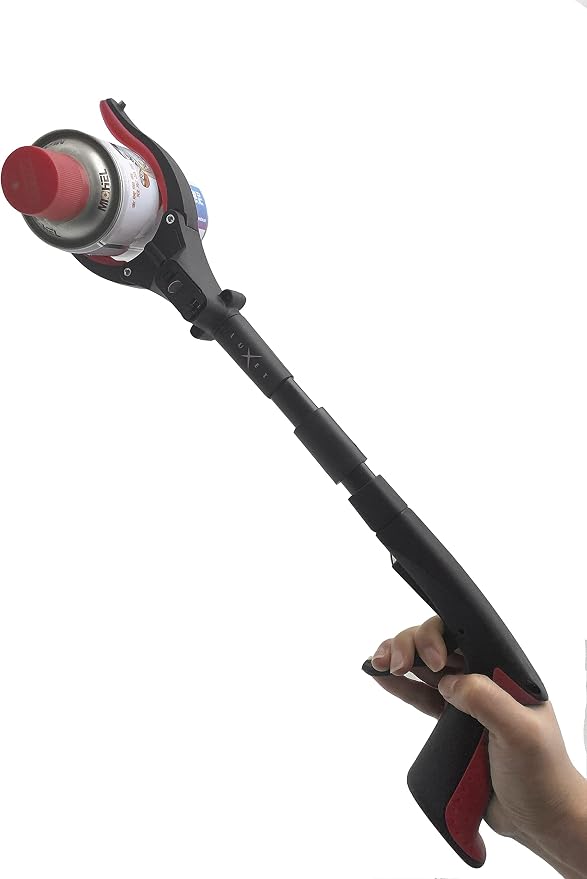 Grabber Reacher Tool 19" Aluminum Magnetic Claw with LED Light, Reacher Grabber Pickup Tool, Foldable Gripper Grabbers for Elderly Grab it Reaching Tool, Trash Grabbers Pickers, Red, By Luxet 2-Pack